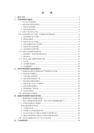 XXXX半导体照明行业分析报告.docx