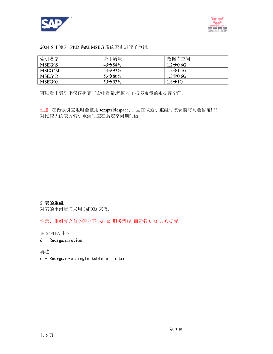 ORACLE数据库重组技术作业文档.docx_第3页