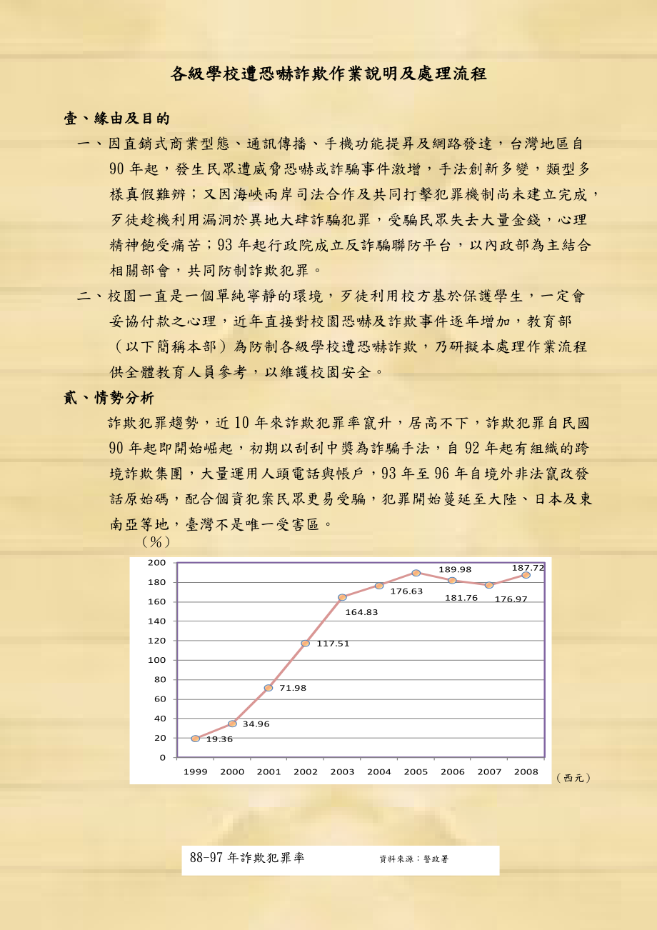 各级学校遭恐吓诈欺作业说明及处理流程.docx_第1页