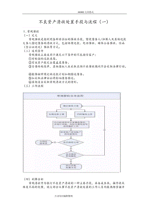 不良资产清收处置手段及流程(DOC45页).doc