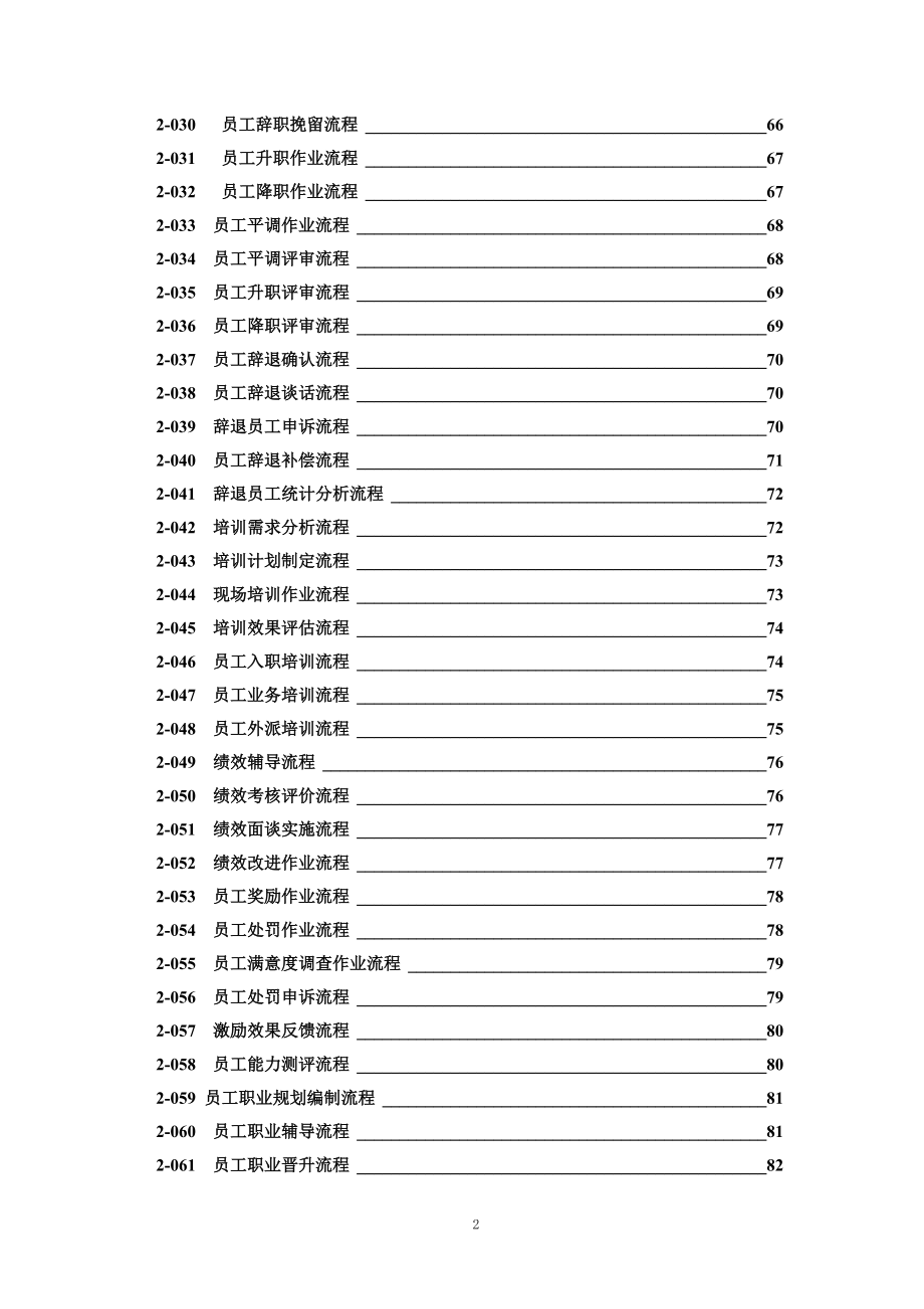 中小企业人力资源管理流程图范本.doc_第2页