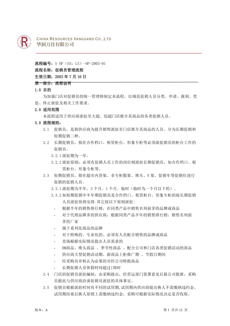华润万家销员管理流程.docx_第1页