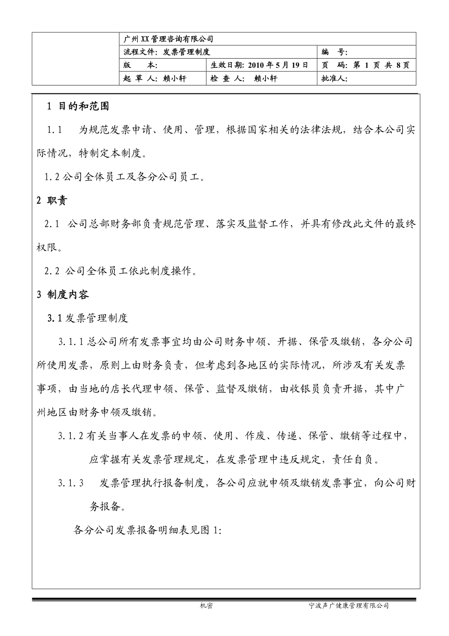 发票管理制度.docx_第1页