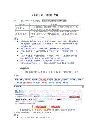 企业网上银行初始化设置.docx