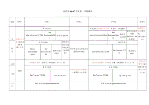 高教所06－07学年第一学期课表.docx