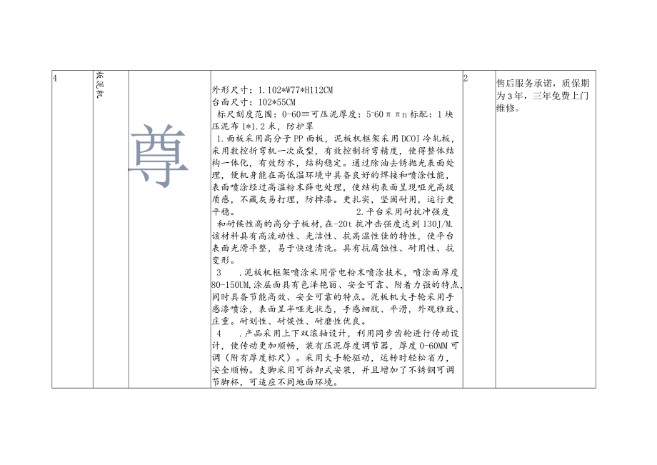 陶艺雕塑实验室设备参数表.docx_第2页