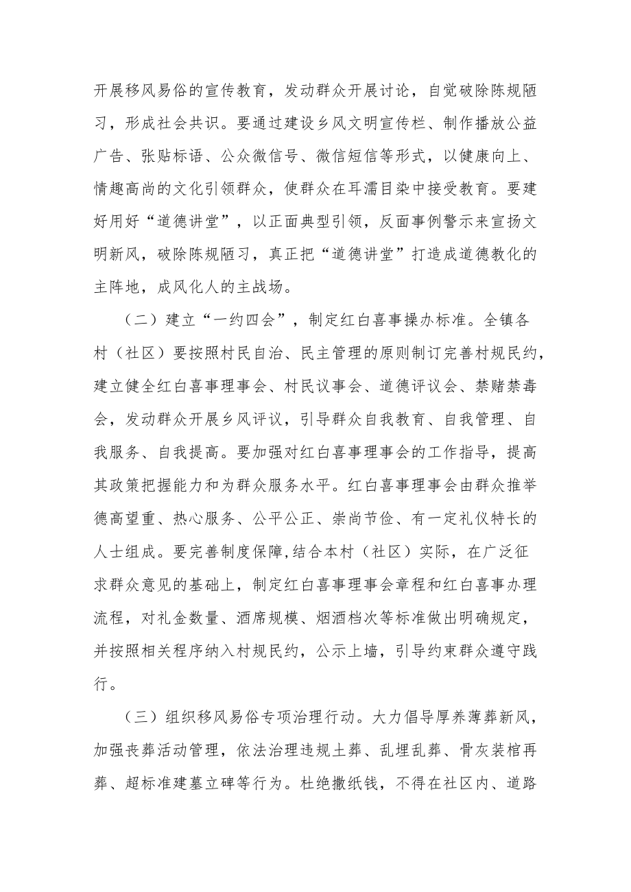 推进移风易俗树立文明新风活动实施方案.docx_第2页