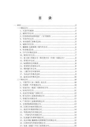 国际国内汽车行业大全.docx