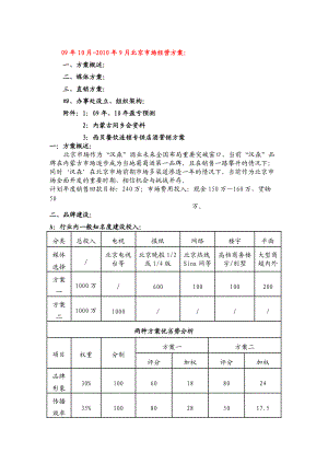 关于汉森北京前期工作总结及年09年经营思路.docx