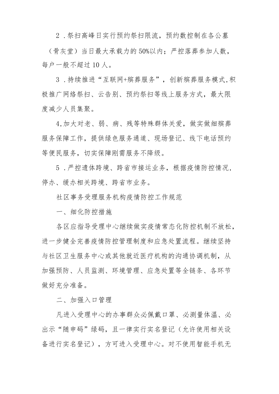 殡葬服务单位疫情防控工作规范.docx_第2页