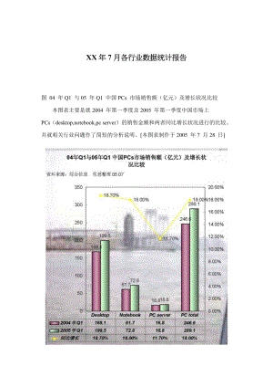 IT行业数据统计报告书.docx