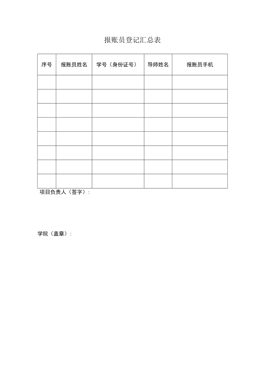 报账员登记汇总表.docx_第1页