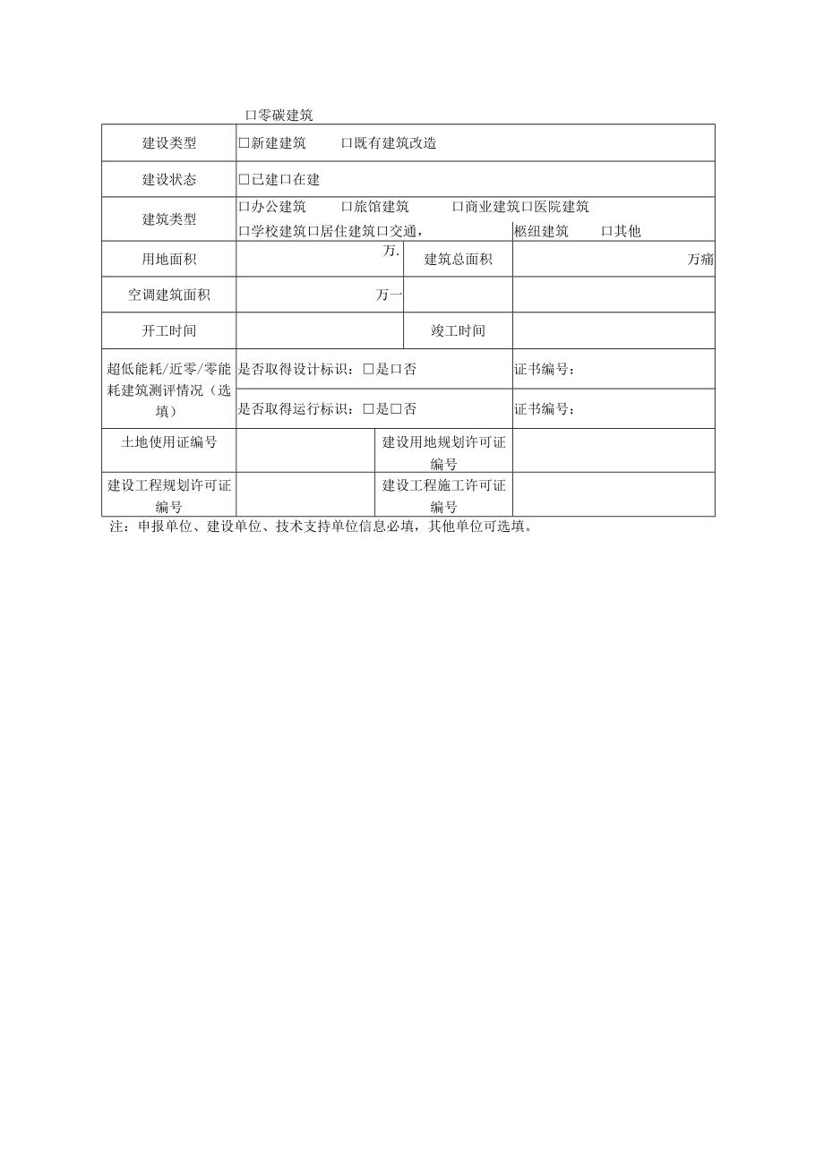 超低能耗、近零能耗建筑及零碳建筑项目试点推荐表项目基本情况自.docx_第2页