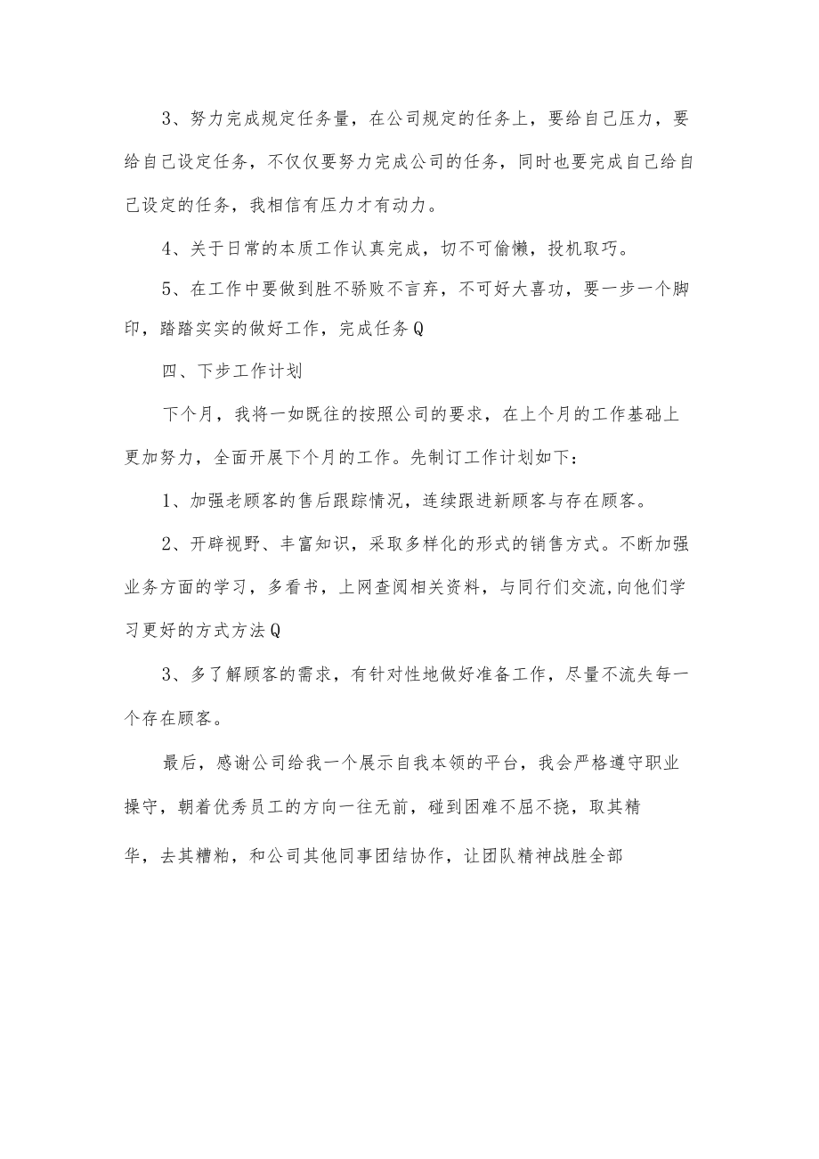 汽车销售个人月度工作总结.docx_第2页