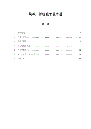 烧碱厂目视化管理手册.docx