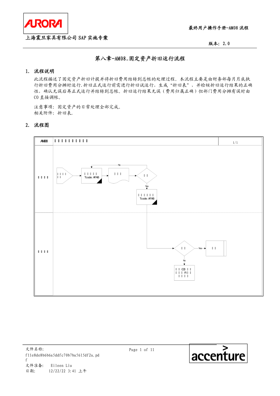 第八章-AM08_固定资产折旧运行流程.docx_第1页