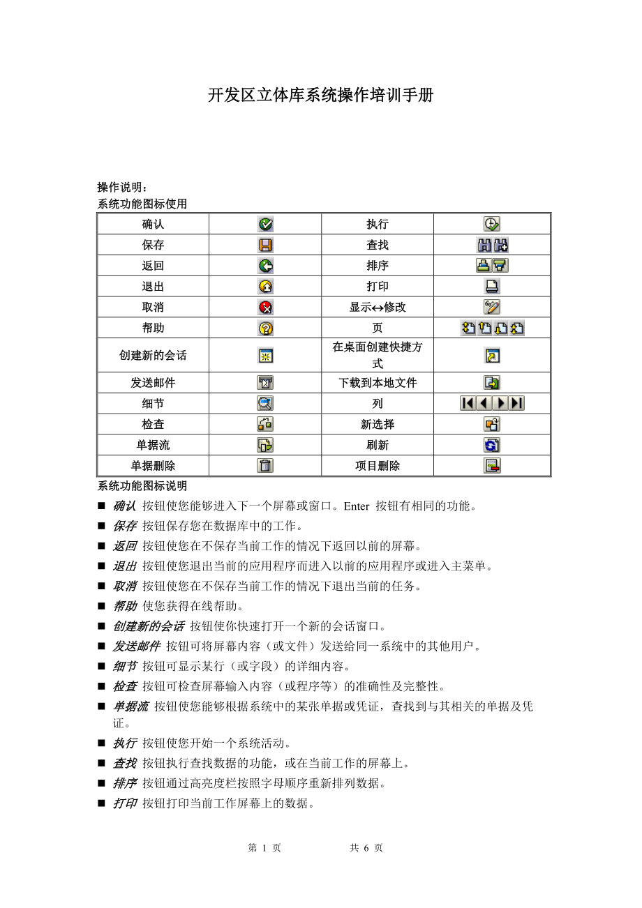 数据仓立体库管理培训手册.docx_第1页