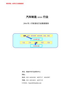 汽车制造行业标准化行业数据报告(DOC 146页).docx