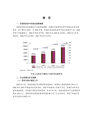 机械行业风险分析报告书.docx