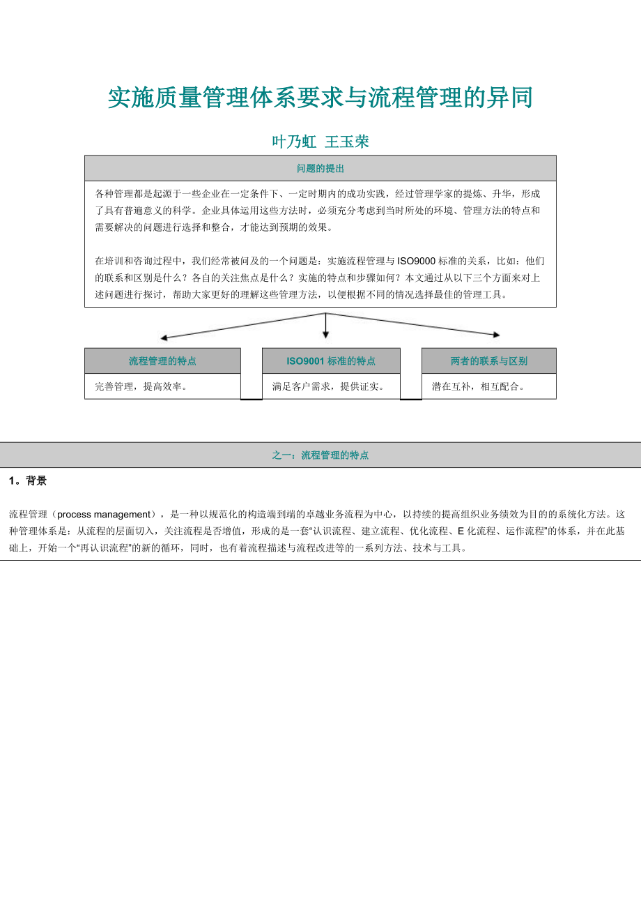 质量管理VS流程管理.docx_第1页