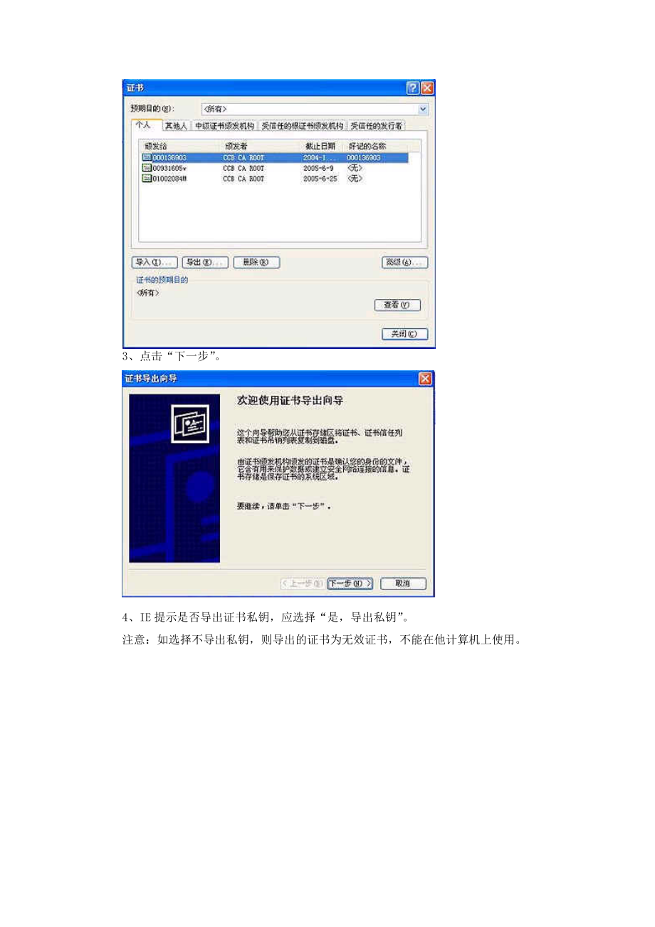 建行个人网上银行数字证书使用说明.docx_第2页