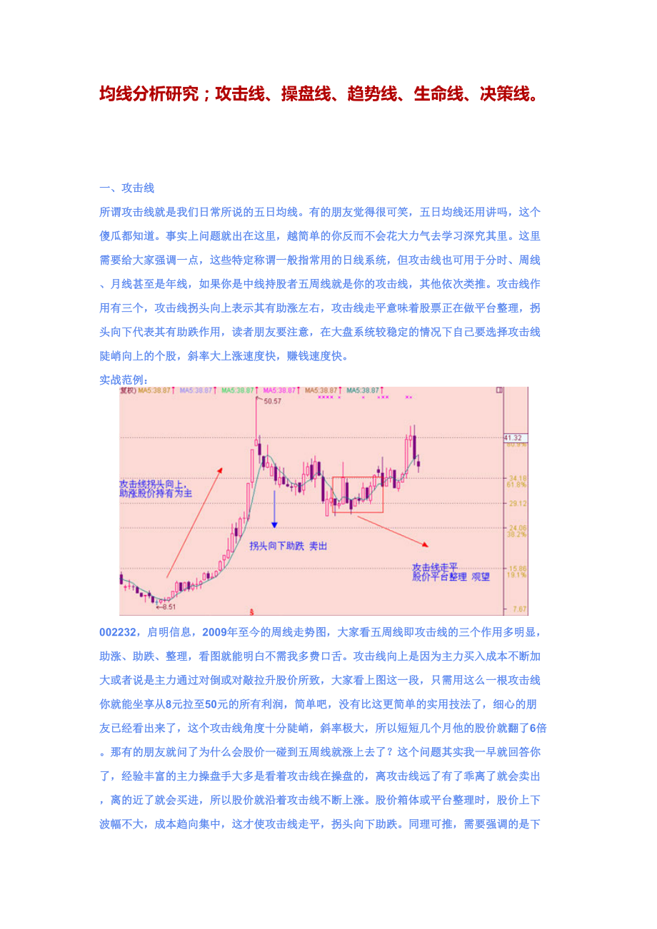 攻击线、操盘线、趋势线、生命线、决策线.docx_第1页