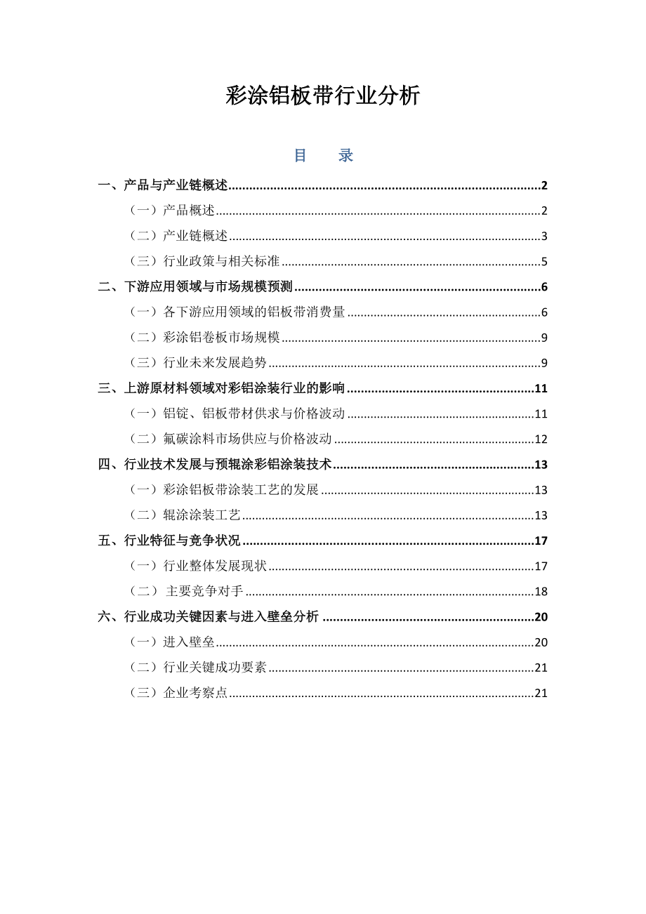 彩涂铝板带行业分析.docx_第1页