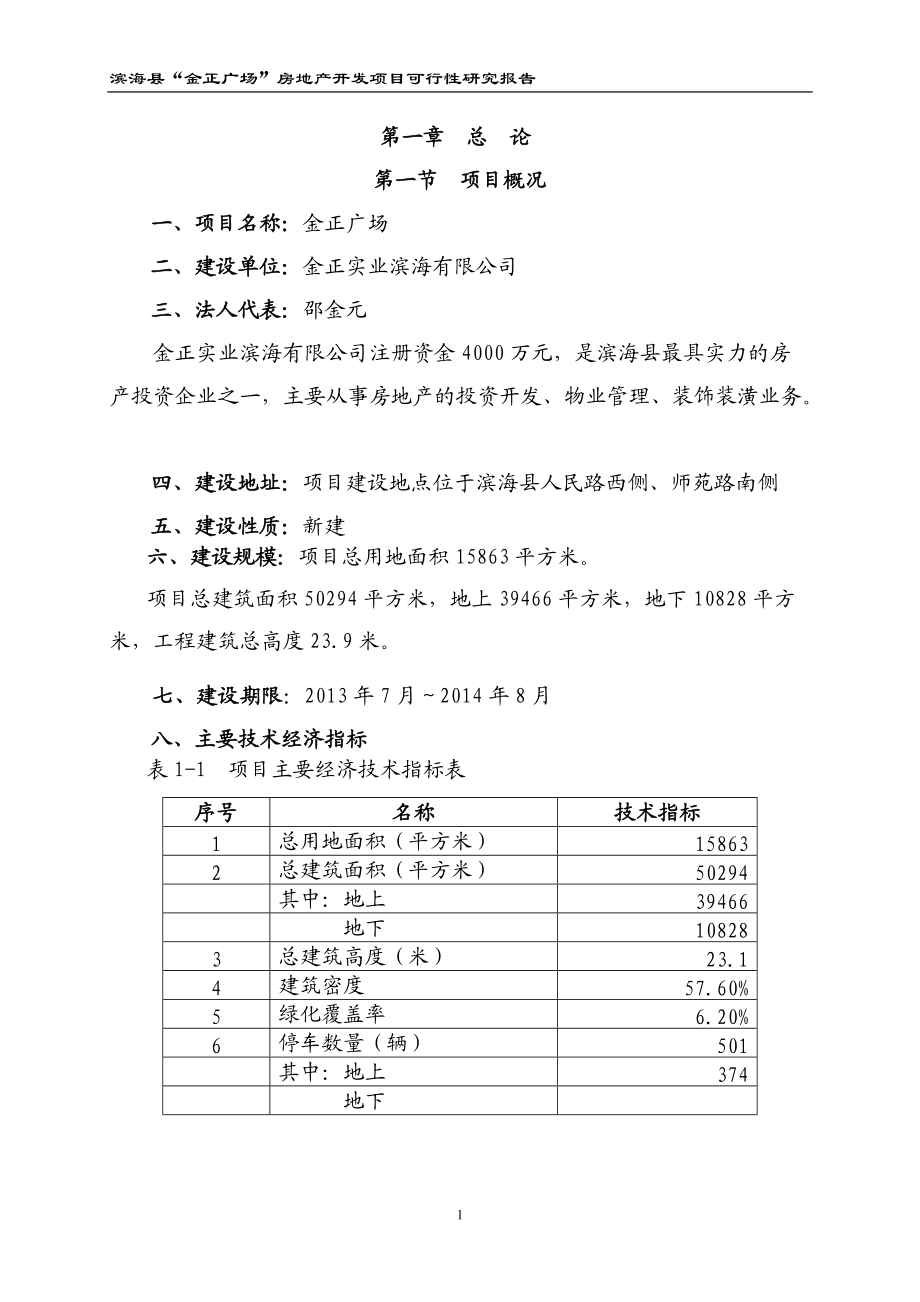 金正广场可行性研究报告.docx_第3页