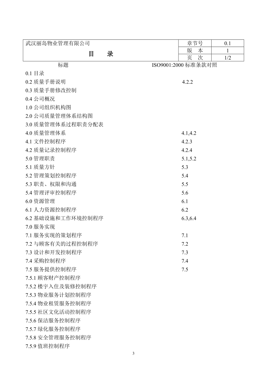 武汉丽岛物业公司_质量手册_97页.docx_第3页