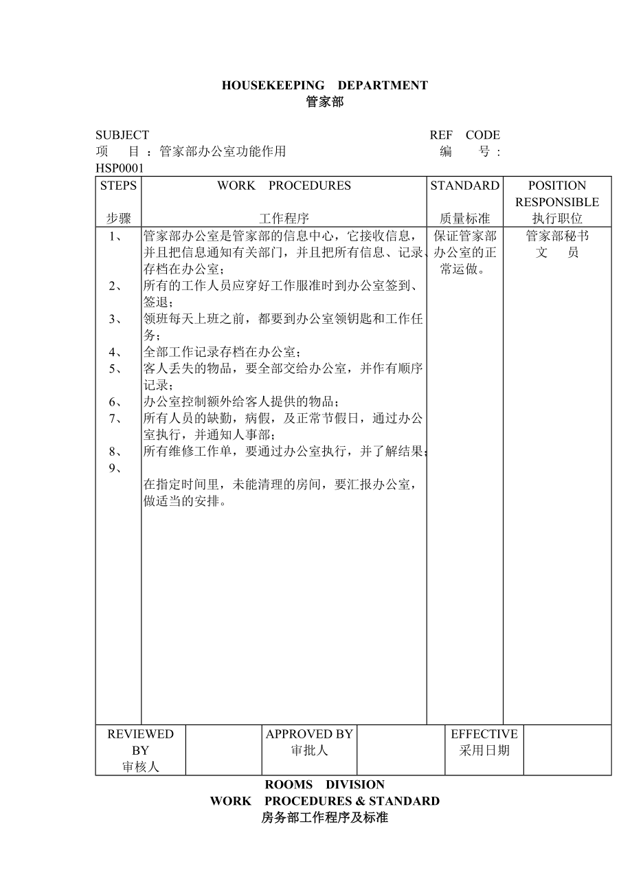 星级酒店客房管理制度及工作流程.docx_第2页