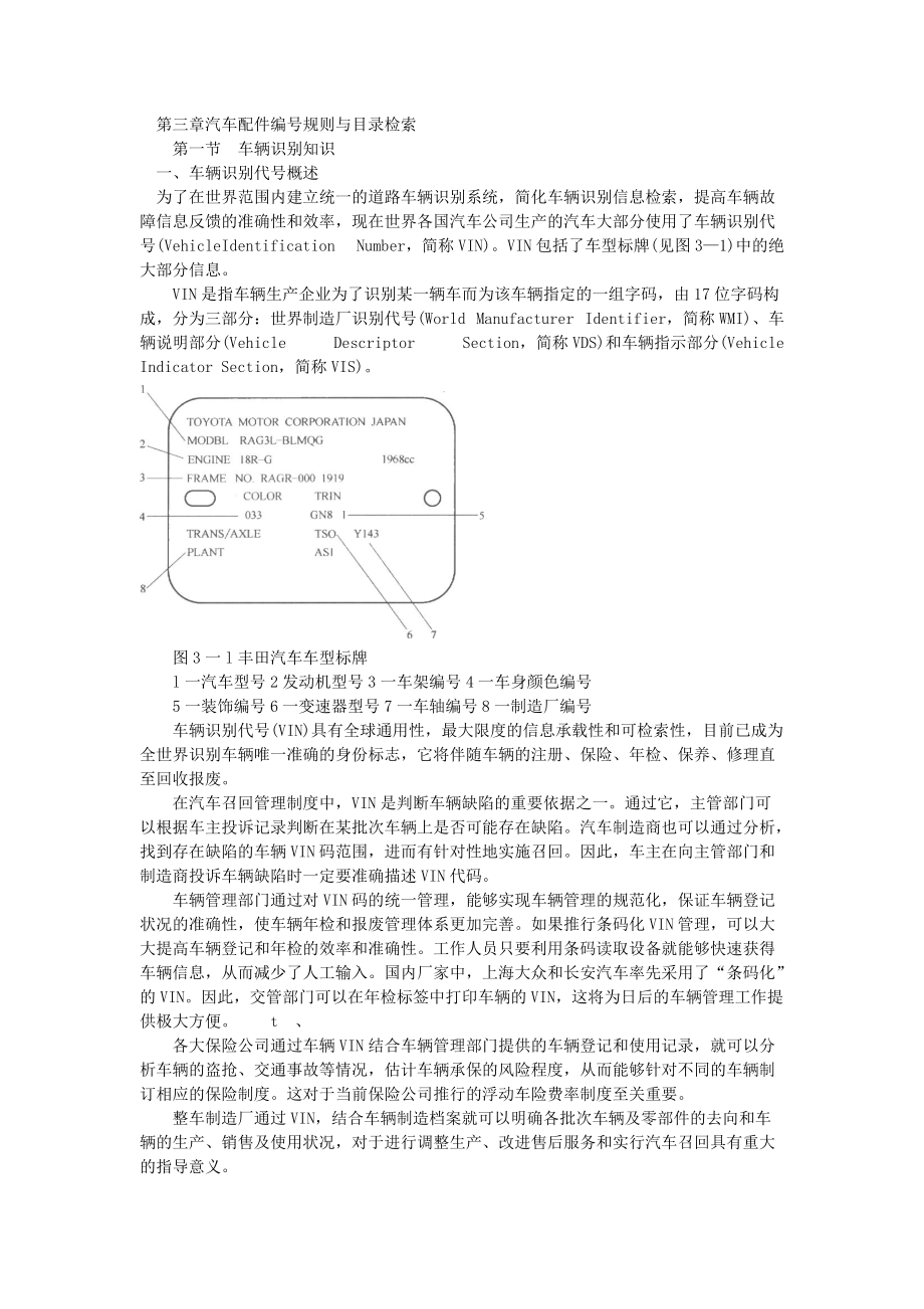 汽车配件编号规则与目录检索.docx_第1页