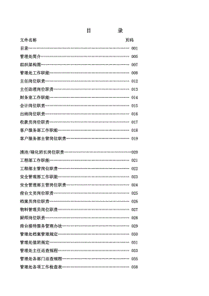 深圳X物业管理处工作全套手册(doc).docx