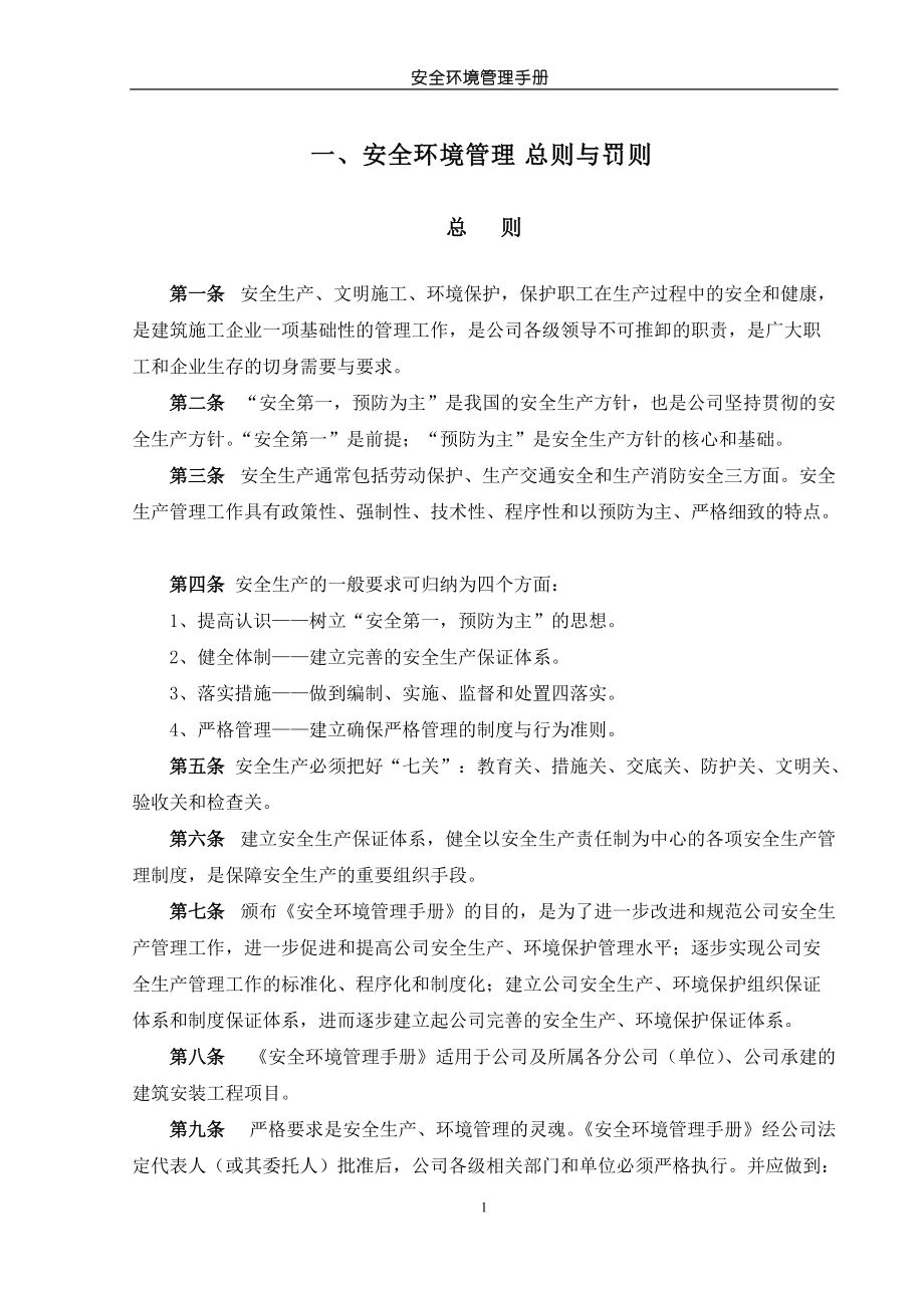 安全环境管理制度.docx_第1页