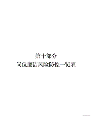 岗位廉洁风险防控_览表.docx