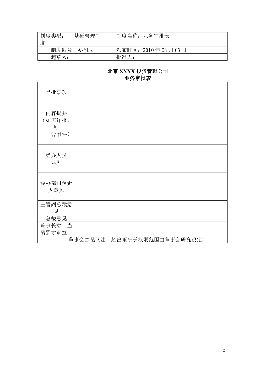 股权投资公司管理制度汇编.docx_第2页