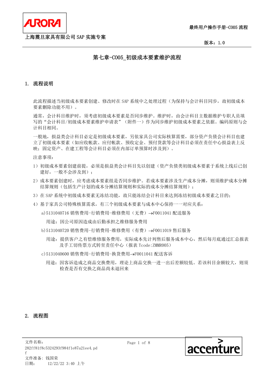 第七章-CO05_初级成本要素维护流程.docx_第1页