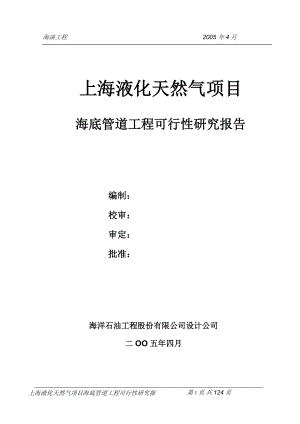 液化天然气海底管道工程可行性研究报告.docx