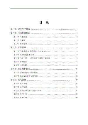 污水处理运行培训资料(DOC43页).doc