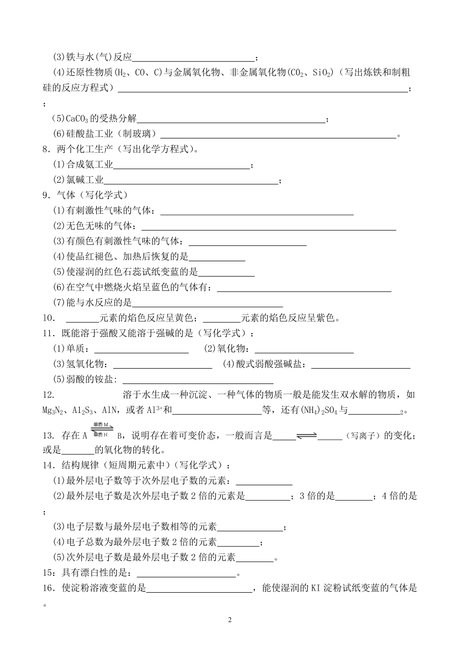 XXXX培训资料：无机推断.docx_第2页