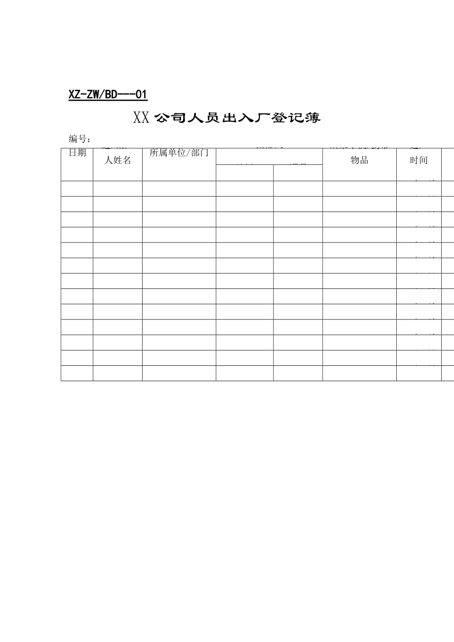 公司人事表格汇总.DOC_第1页