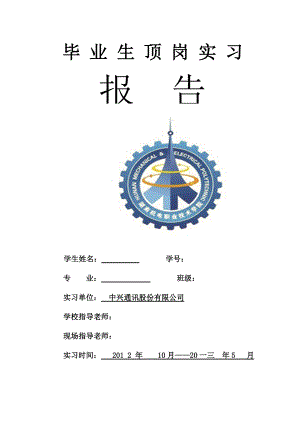 定岗实习报告.docx