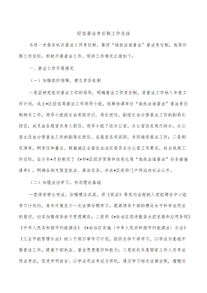 经信普法责任制工作总结.docx