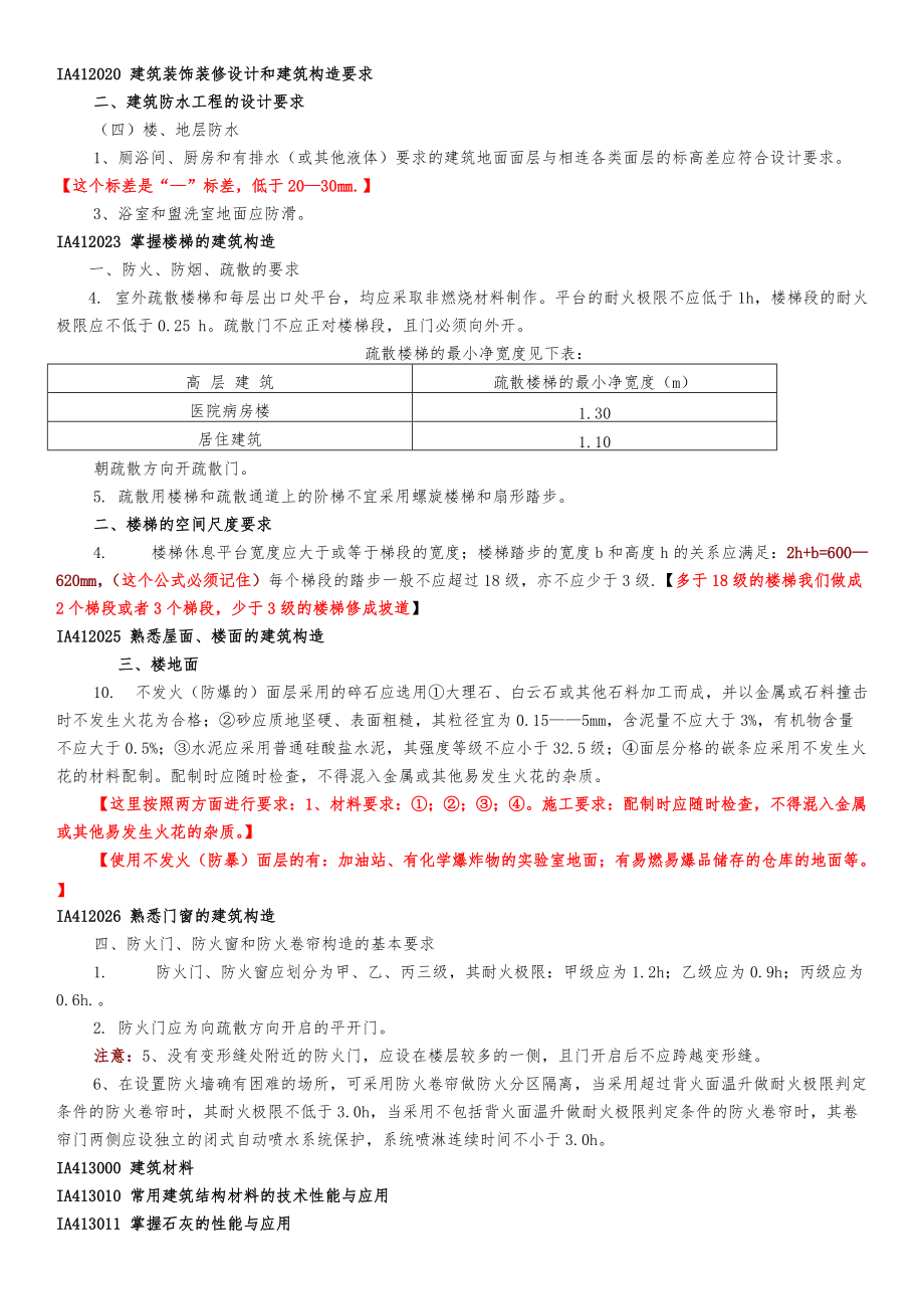 一级建造师建筑工程实务强记重点及培训总结.docx_第3页