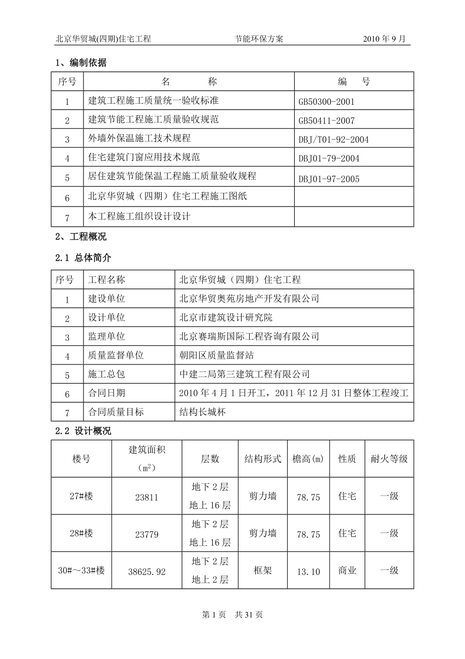 建筑节能施工方案培训资料(doc 31页).docx_第1页