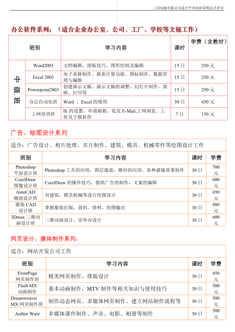 入门班-三同电脑培训部.docx_第2页