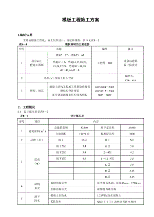 模板工程施工方案培训资料(doc 40页).docx