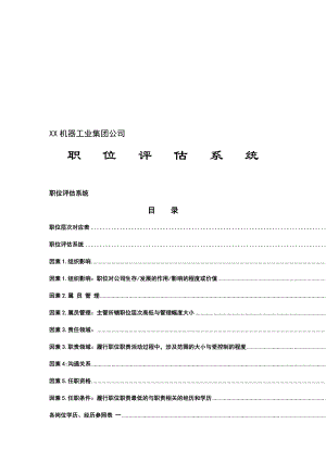 某某机器工业公司职位评估系统.doc