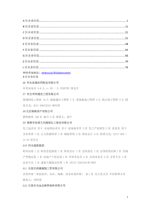 春季招聘会企业名单.doc