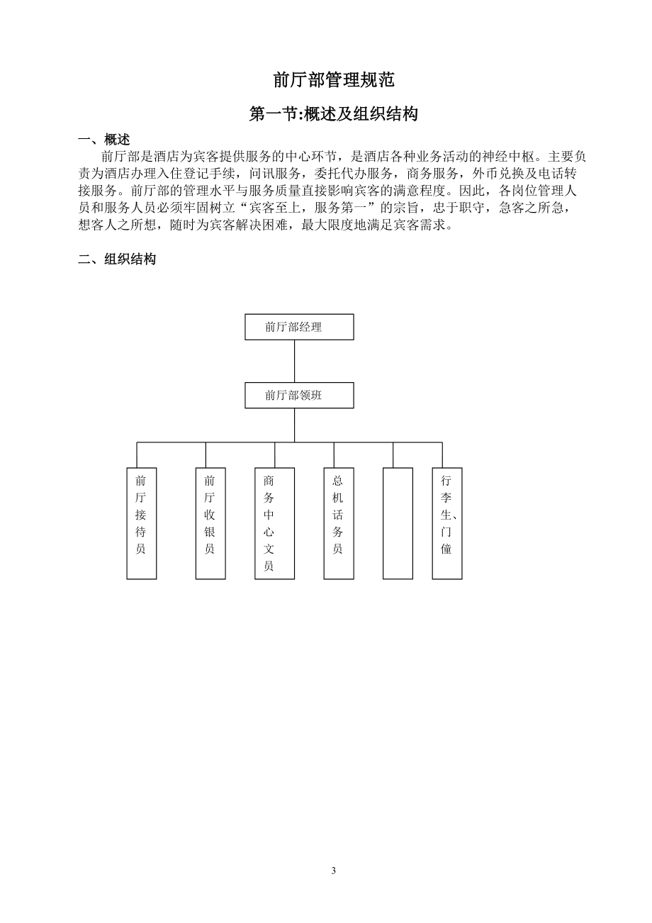 前厅部岗位职责及操作规范范本.docx_第3页