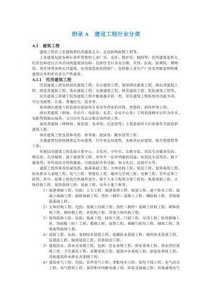 附录A建设工程行业分类.docx